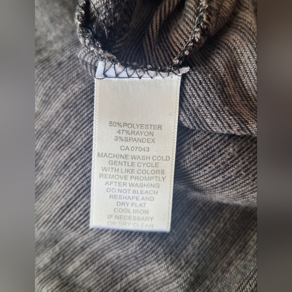 Cable & gauge grey long sleeve shirt/tunic size Small - Picture 2 of 5